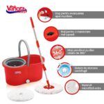 SET CURATENIE CU MOP ROTATIV, CLEAN360, ROSU - Image 5