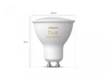 Bec LED inteligent Philips Hue Spot, Bluetooth, GU10, 5W, 350 lm ,luminaalba (2200-6500K) - Image 3