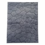 Covor, model in relief,Stone,160x230 Gri