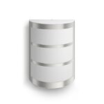 Aplica LED pentru exterior Philips PYTHON, 3.8W, 800 lm, lumina calda(2700K), IP44, 215x171x84mm, Inox - Image 2