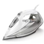Fier de calcat Philips Azur GC4901/10, 2800 W, debit abur 50 g/min., jet abur 220g, decalcifiere rapida, talpa SteamGlide Elite, Alb/Bej