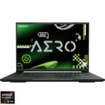 Laptop Gaming GIGABYTE AERO X16 2WH, cu procesor Ryzen AI 9 370HX, 16'' IPS, 32 GB DDR5, 1 TB SSD, NVIDIA GeForce RTX 5070, 8GB GDDR7, Windows 11 Home, 3 ani Garantie