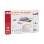 PUZZLE DIN LEMN STEGOZAUR, 8 PIESE, MOMKI - Image 3