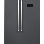 Side by Side HEINNER HSBS-HM442NFINVDGE++, No Frost, 442 L, Clasa E, Gri antracit texturat