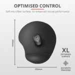 Mouse pad Trust Bigfoot XL, cu gel pad, negru - Image 2