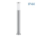 Stalp pentru iluminat exterior Vivalux TOKYO, E27, max. 1x60W, IP44 ,Ø76x800mm, Nichel, bec neinclus