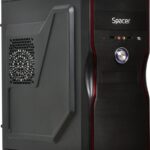 Carcasa SPACER SPC-MERCURY, Mid Tower, Black