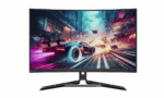 Monitor Gaming 31.5-inch Lenovo Legion R32qc-30, LED, VA WLED, 2560x1440, 60Hz - 180Hz, Anti-glare, Display colors 16.7 Million, Color Gamut: 99% sRGB, 90% DCI-P3, Curvature: 1500R, 0.5 ms (MPRT) / 1 ms (Level 4) / 2 ms (Level 3) / 4 ms (Level 2) / 6 ms (Level 1) /