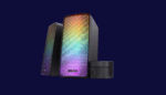 Trust GXT 611 WEZZ 2.0 Speaker Set LED  Remote control wired Controls on/off, volume control, right Connection type wired Cable length power cable 180 cm Cable length audio cable 180 cm Cable length satellite cable 120 cm  Power output (peak) 12 W Power output (RMS) 6 W Power