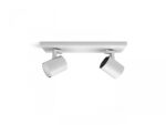 Spot LED Dublu Philips Hue Runner, Bluetooth, 2xGU10, 2x5.5W, 700 lm ,lumina alba (2200-6500K), IP20, 30cm, Metal, Alb, Intrerupator cuvariator inclus - Image 2