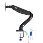 Brat sustinere monitor AS110DX AOC, pentru o pozitie optima dorita deutilizator, control cu arcuri, ergonomie maxima pentru monitoare cu VESA75x75 si 100x100, dimensiune maxima monitor 27", max 9 kg, 320 mminaltime, 325 mm intindere, -45/ 60 inclinare, -90/ 90 pivot si 360°pivot pentru o - Image 7