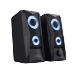 Boxe Trust GXT 606 Javv, iluminare RGB LED, putere maxima 12W, frecventa de raspuns 160 Hz - 20.000 Hz, audio input 3.5mm, negru - Image 3