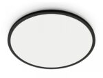 Plafoniera LED WiZ SuperSlim, Wi-Fi, Bluetooth, 16W, 1500 lm, luminaalba(2700-6500K), IP20, 29.2cm, Metal/Plastic, Negru - Image 2