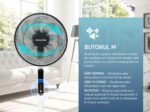VENTILATOR CU PICIOR HEINNER HMSF-9BK - Image 8