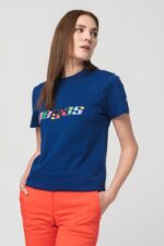TRICOU  LOGO MULTICOLOR FEMEI  ROYAL BLUE-L - Image 2