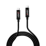 Cablu Lindy LY-43348, Active USB 3.2 Gen 2 C/C, 3m, negru - Image 3