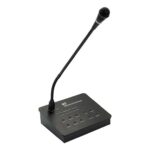 Microfon audio pentru 6 zone ITC T-216, pentru sisteme de Public Address (PA), output 1V/600Ω, frequency response 80-16KHz (+1/-3dB ),comunicare RS458,  distanta de comunicare 1km, alimnetare 24V, dimensiuni 170x142x54mm, greutate 920g