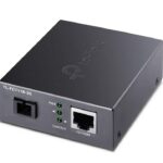 "10/100 Mbps RJ45 to 100 Mbps Single-mode SC WDM Bi-Directional Fiber Converter PORT: 1× 100Mbps SC Port, 1× 10/100M RJ45 Port (Auto MDI/MDIX) SPEC: Full-duplex, Tx:1310 nm, Rx:1550 nm, Up to 20 km, Chassis TL-FC1420 Rack-mountable"