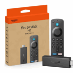 Amazon Fire TV Stick HD, free and live TV, Alexa Voice Remote, smart home controls, HD streaming (2024) - Black