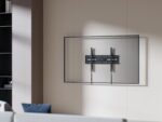 Suport perete TV Serioux 37-86" Fix 75kg Profil 24mm Material: Otel Finisarea suprafeței: vopsea electrostatica Dimensiune ecran: 37"-86" Compatibilitate VESA: 75x75, 100x100, 100x150, 150x100, 100x200, 200x100, 150x150, 200x200, 200x300, 300x200, 200x400, 400x200, 300x300, 300x400, 400x300 - Image 7