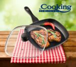 TIGAIE GRILL ALUMINIU+CAPAC, 28X4CM, BLACK SAND, COOKING  BY HEINNER - Image 2