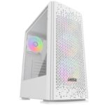 Carcasa AQIRYS Gacrux, RGB, Mid Tower, White