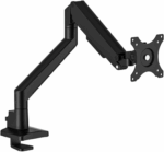 Brat pentru monitor Neomounts, tip full motion, pentru display-uri cu diagonale 17"-35", sistem de prindere VESA 75x75~100x100mm, greutate maxima suportata 9kg pentru ecranele plate si 8kg pentru ecranele curbate, tilt  +45°, -45°, swivel  +45°, -45°, rotate +180°, -180°, reglabil pe inaltime - Image 2