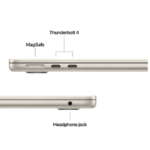 MacBook Air 13.6" Retina/Apple M5 (CPU 10-core, GPU 10-core, NeuralEngine16-core)/16GB/2TB - Starlight - INT KB - 70W ADAPTER- 2026 (CTO from MDHC4RO/A)