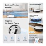 TP LINK Aspirator robot cu Mop și Navigare LiDAR TAPO RV20 MOP, Capacitate acumulator: 2600 mAh, Reincarcare si reluare, MagSlim LiDAR + Gyroscope, Harta virtuala, Inaltime de trecere: 20 mm, Putere aspiratie: 2700Pa, 4 niveluri, Capacitatea recipientului de colectare: 400ml, Filtru HEPA H11 - Image 5