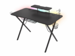 Birou gaming Genesis Holm 300, MDF, suporta pana la 60kg, iluminare RGB, negru - Image 10