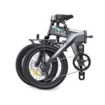 Bicicleta electrica pliabila Ulzomo Ridge 20 E-bike, 250W, 36V 15.6Ah, autonomie 60km, viteza maxima 25km/h, Gray, 20'' - Image 7
