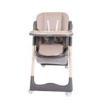 Scaun de masa cu inaltime reglabila, spatar ajustabil in 4 pozitii, pliabil, brown, U-Grow