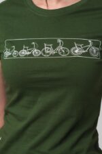 TRICOU  LOGOMULTICOLOR FEMEI  BOTTLE GREEN-L - Image 5