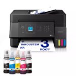 EPSON L5390 CISS COLOR INKJET MFP, Format: A4, Functii: Print, Copy, Scan, Fax, Viteza printare: 33ppm mono, 15ppm color, rezolutie printare: 5.760 x 1.440 DPI, Rezolutie scanare:1.200 DPI x 2.400 DPI, Senzor CIS, ADF 30 coli, Format fisiere scanate: BMP, JPEG, PICT, TIFF, multi-TIFF, PDF, PNG
