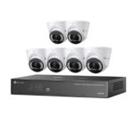 KIT TP-LINK VIGI NK8MP-T6425-2T contine: 6x VIGI 4MP Full-Color Turret IPC si 1x 8 Channel PoE+ NVR