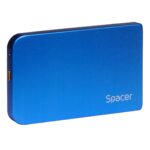 Rack extern HDD/SSD 2.5" Spacer USB 3.0 albastru - Image 2
