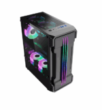 Carcasa PRO GAMING ZERG, RGB, Mid Tower, Black - Image 2