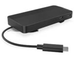 Lenovo USB-C Dual Display Travel Dock; Color: Eclipse Black; Weight: 137 g (0.3 lb); AC Plug: Type-C; Output Power: 65W; OS Requirements: Win 10, Win 11; USB Ports: 1 x USB-A 10 Gbps, 2 x USB-C 10 Gbps (1 x AOU 12W Max); Video Ports: 1 x HDMI 2.1, 1 - Image 2