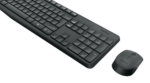 Kit Tastatura + mouse wireless Logitech MK235, interfata USB, distanta de operare pana la 10m, 100 taste, rezolutie mosue 1000 DPI, gri - Image 3