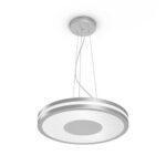 Pendul LED Philips Hue Being, Bluetooth, 25W (204W), 2900 lm, luminaalba(2200-6500K), IP20, 48.2x158cm, Argintiu, Intrerupator cu va riatorinclus - Image 2