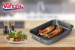 TAVA CUPTOR CU GRILL 39x29x6 CM, VANORA HOME - Image 2