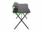 Birou gaming Genesis Holm 300, MDF, suporta pana la 60kg, iluminare RGB, negru - Image 5