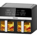 FRITEUZA DUBLA CU AER CALD HEINNER SIMCOOK HAF-K10DB24BK