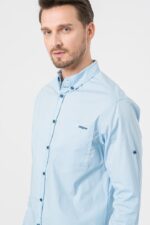 CAMASA CASUAL BARBATI LIGHT BLUE M - Image 4