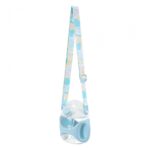 Sticla tritan cu pai si curea , 330 ml , blue, U-Grow - Image 3