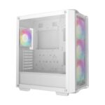Carcasa DEEPCOOL CC560 MESH V2 WH, RGB, Mid Tower, White - Image 2