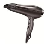 Uscator de par Remington D5220, 2400 W, 2 viteze, Turbo, Difuzor volum, Concentrator, Negru