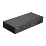 Switch Lindy LY-32166, 4 Port USB 2.0 & Audio, negru - Image 3