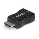 Emulator HDMI Lindy 2.1 EDID, rezolutie maxima 7680x4320@60Hz 4:4:4 10Bit, latime de banda suportata 48Gbps, HDCP 2.3, material ABS, negru - Image 2