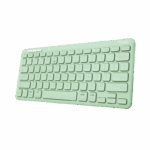 Tastatura Trust Lyra Wireless, conexiune USB-A, USB-C 1.1, raza de acoperire wireless 10m, 1x AAA baterie, compatibila cu laptop, pc, Bluetooth devices, tableta, alba